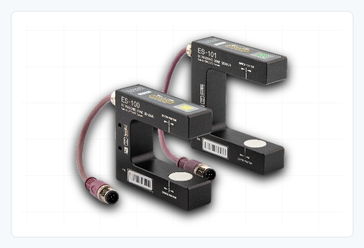 ES100 ultrasonic edge sensor for web guiding system