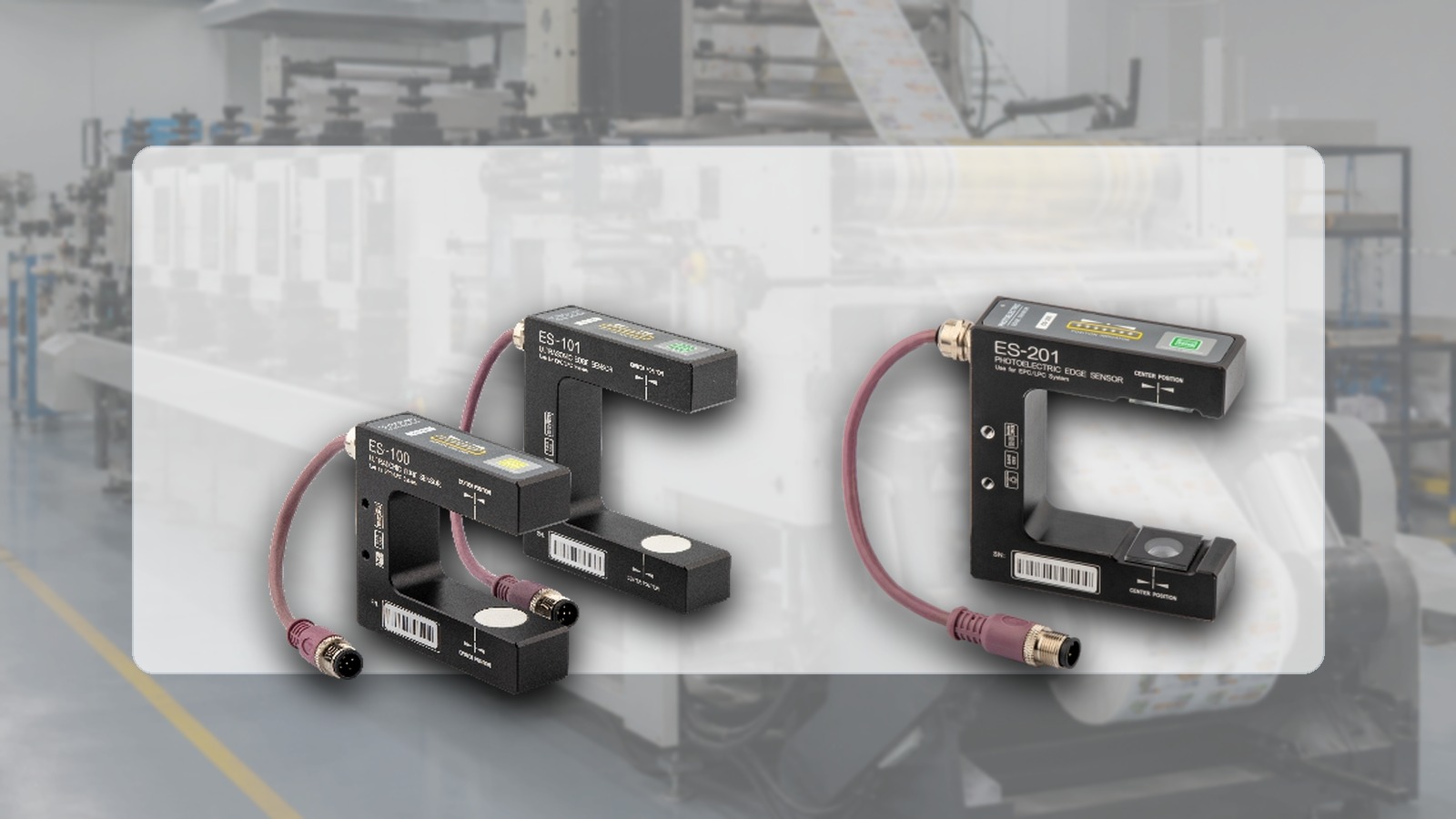 Ultrasonic and infrared edge sensors for web guiding systems