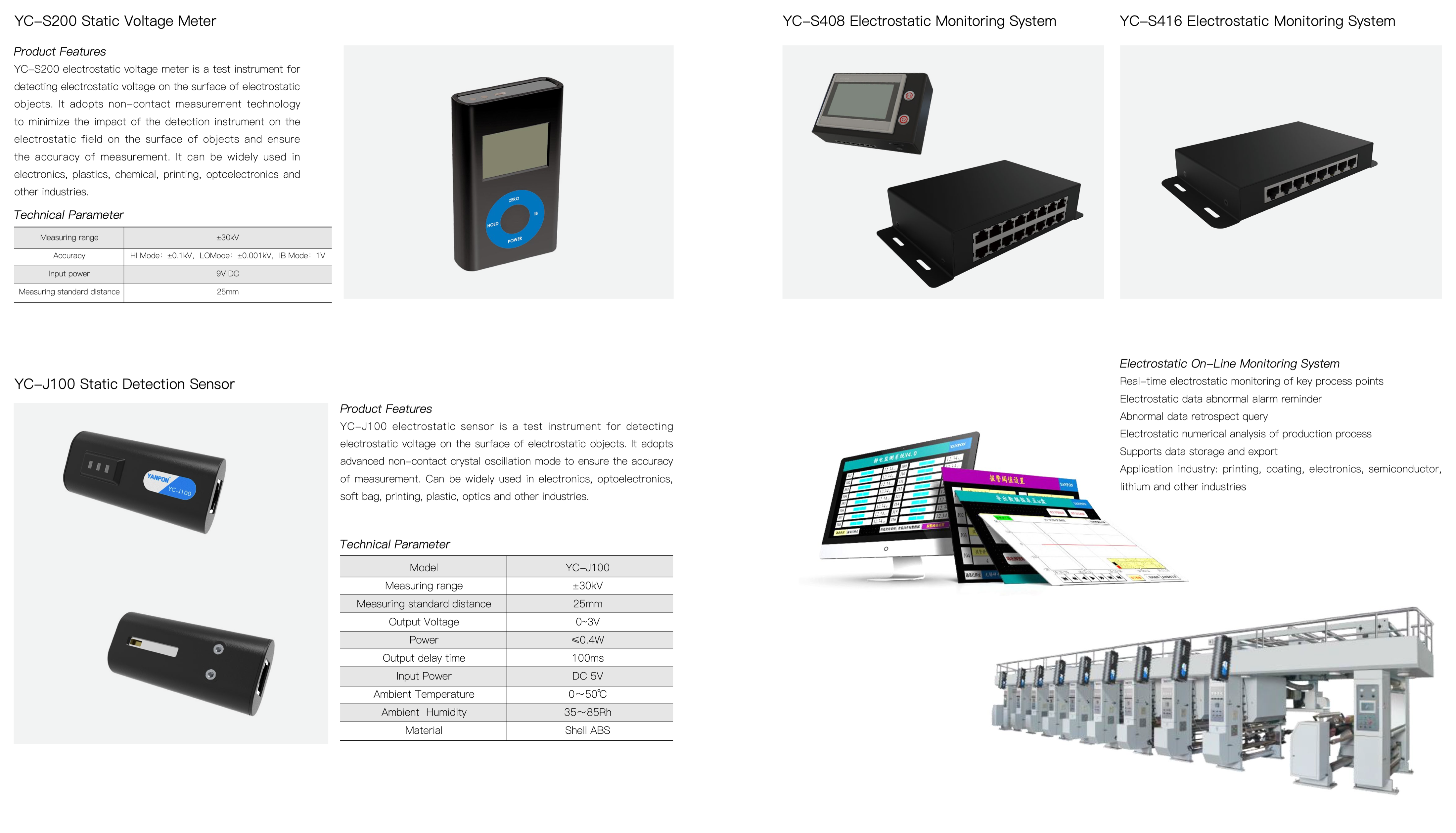 Static detection catalog technical reference